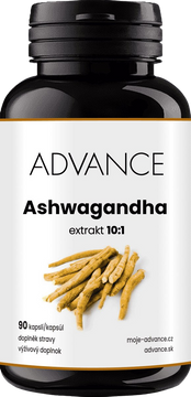 ADVANCE Ashwagandha - extrakt 10:1, 90 kapsúl