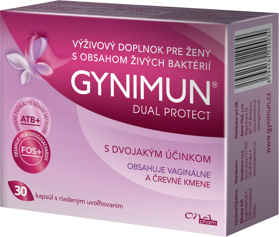 Gynimun DUAL PROTECT s riadeným uvoľňovaním 30 kapsúl