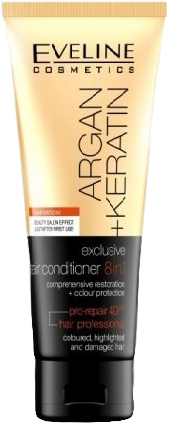 Eveline Argan + Keratín - Kondicionér na vlasy 8v1 200 ml
