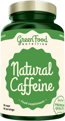GreenFood Nutrition Prírodný kofeín 90 kapsúl