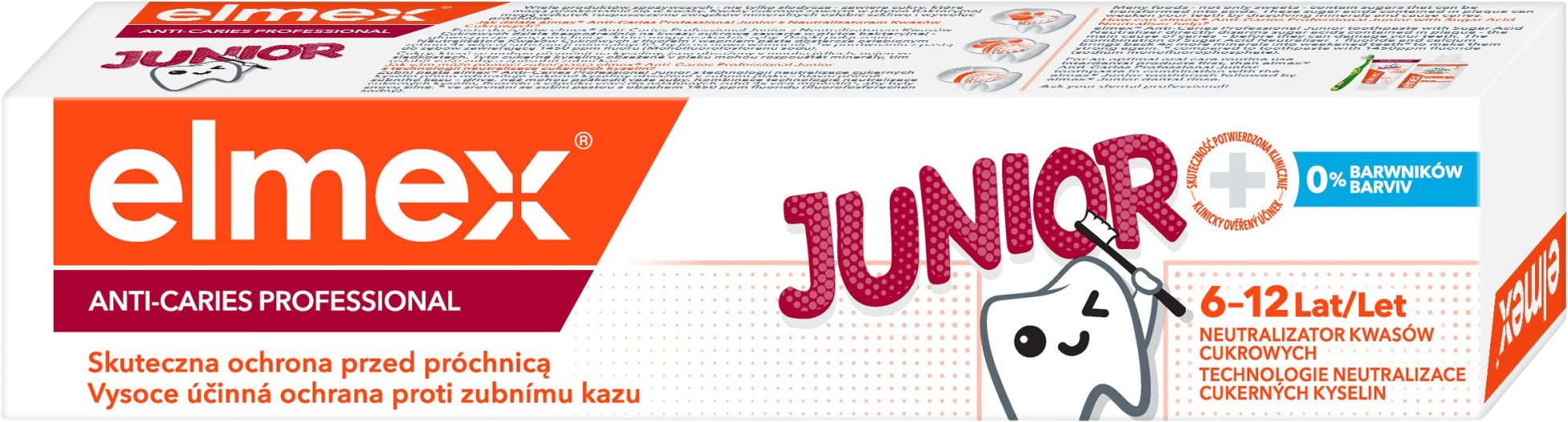 Elmex Anti-Caries Professional Junior zubná pasta 75 ml