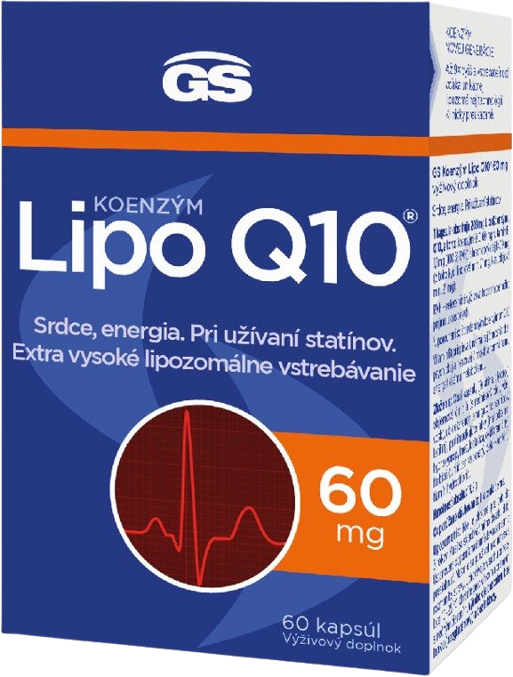 GS Koenzym Lipozomálny Q10 60 mg 60 kapsúl