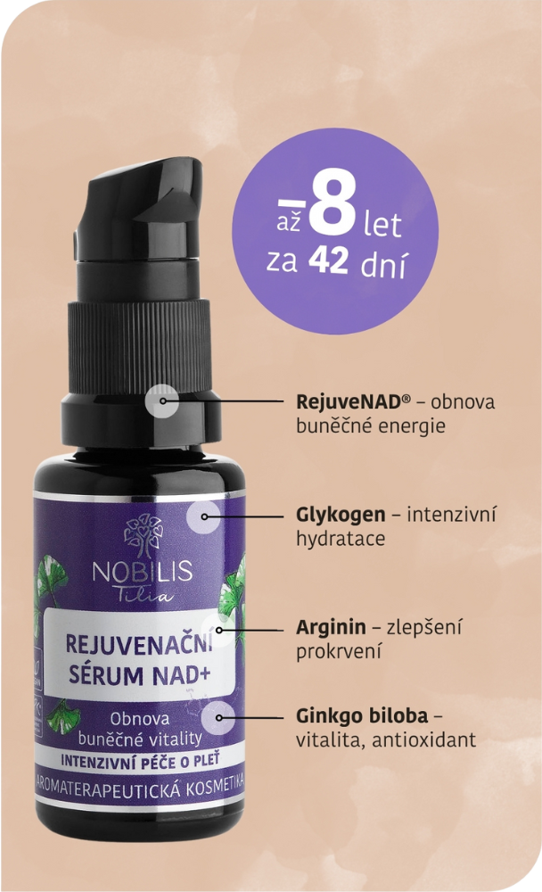 Nobilis Tilia Rejuvenačné sérum NAD+ 20 ml