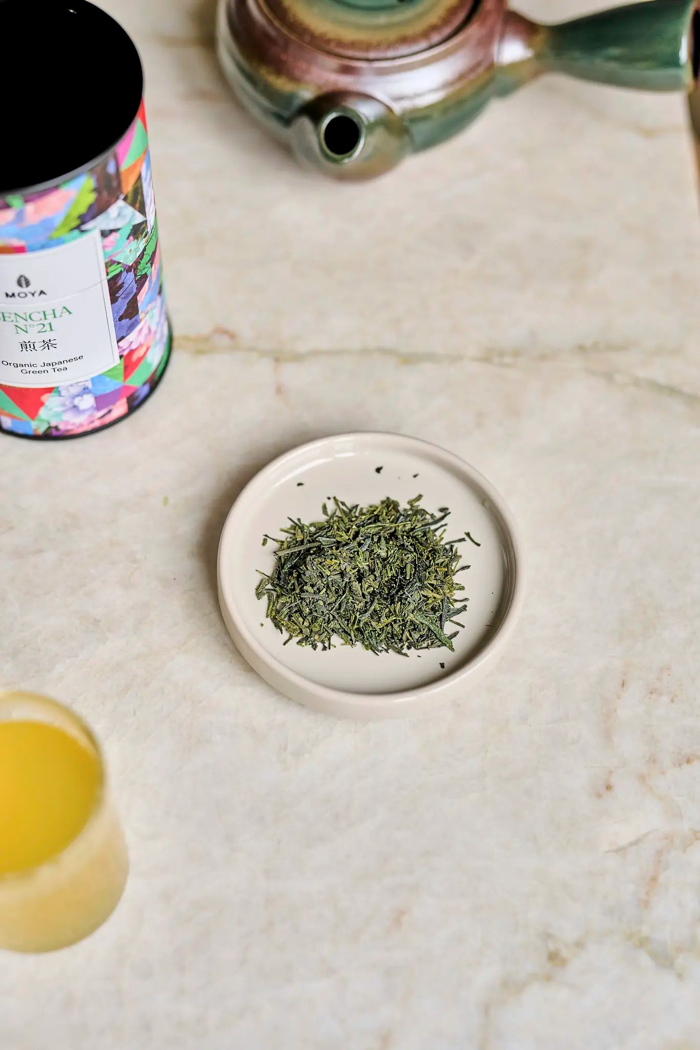 Moya Organic japanese green tea, Sencha No. 21, 60 g