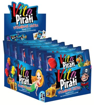 VitaPiráti Biotter vitamínové lízatka 24 ks