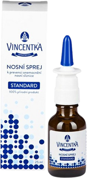 Vincentka Nosový sprej STANDARD hypotonický. 25 ml