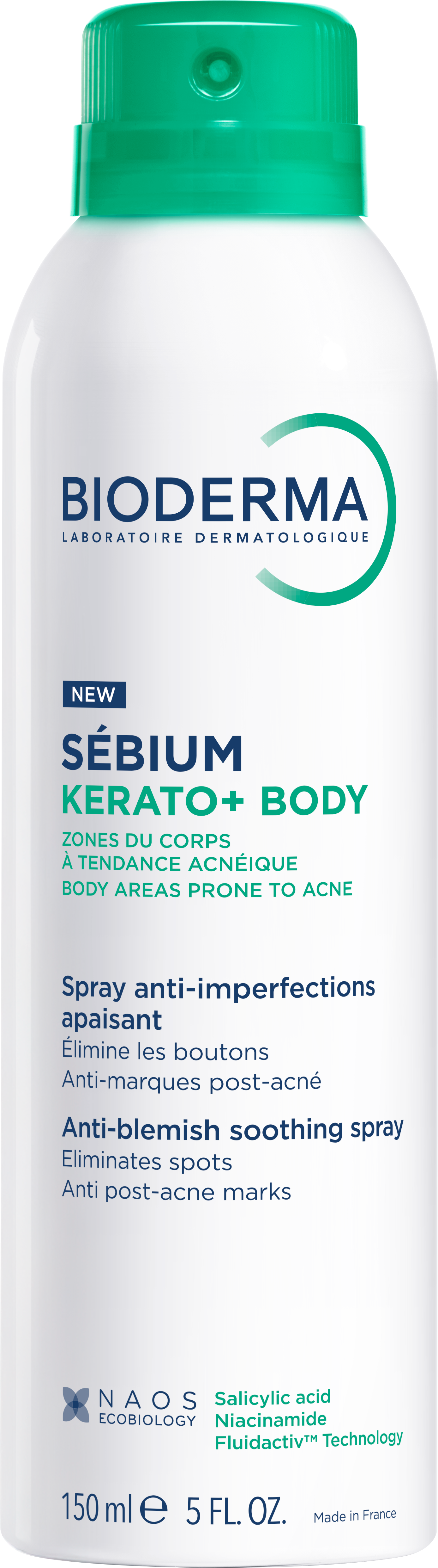 Bioderma Sébium Kerato+ Body Telový sprej 150 ml