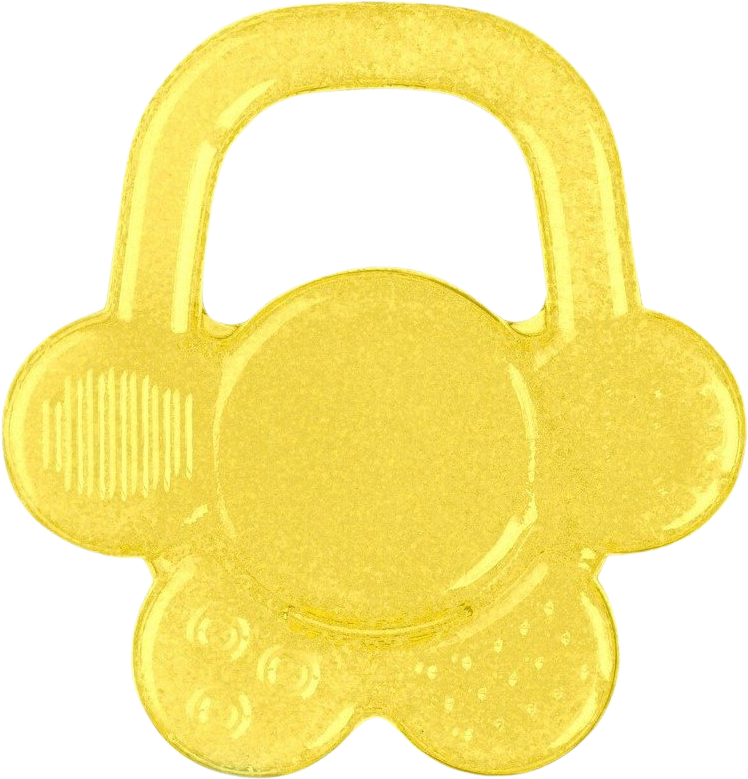 BabyOno Hryzačka chladiaca kvet žltý