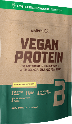 BiotechUSA Vegan Protein Vanilkový koláč 2000 g