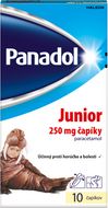 Panadol Junior čapíky 250 mg 10 ks