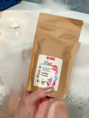 Kvitok Magická pena do kúpeľa Sladké ovocie 60 g