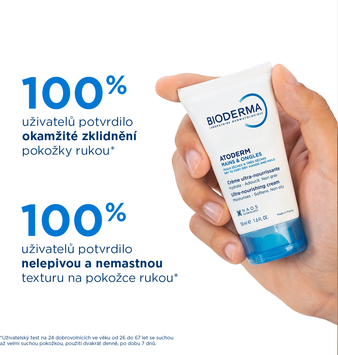 Bioderma Atoderm Krém na ruky & nechty 50 ml