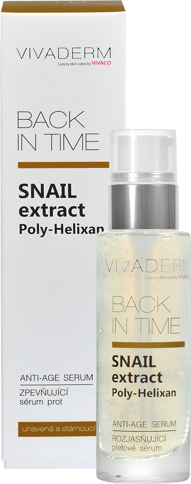 Vivaco Vivaderm Snail extract Rozjasňujúce sérum 30 ml