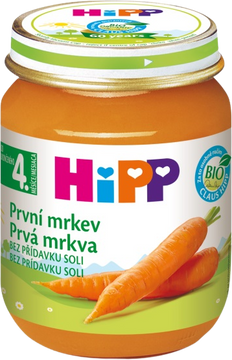 HiPP Príkrm zeleninový BIO Prvá mrkva 125 g