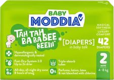 Moddia Baby Jednorazové plienky 2 Mini (4–8 kg), 42 ks