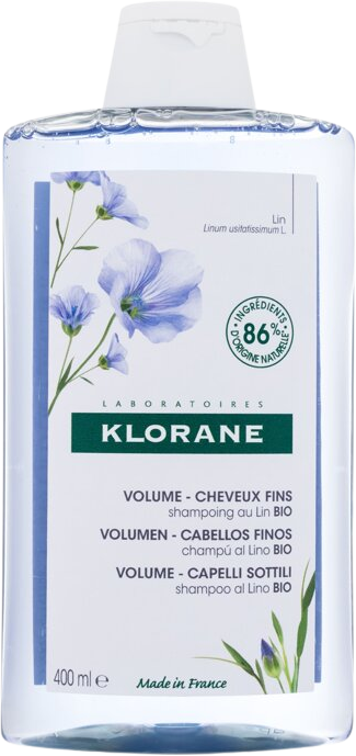 Klorane Šampón s BIO ľanom – jemné vlasy bez objemu 400 ml