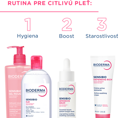 Bioderma Sensibio Defensive rich upokojujúci krém s výživnou textúrou 40 ml