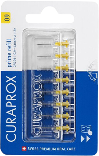 Curaprox CPS 09 Prime Refill Náhradná medzizubná kefka 8 ks