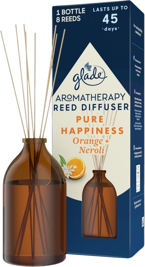 Glade Aromatherapy osviežovač vzduchu vonné tyčinky Pure Happiness 80 ml