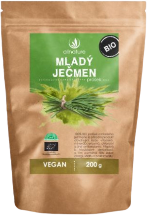 Allnature Mladý jačmeň prášok BIO 200 g