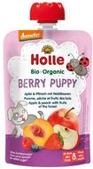 Holle Bio pyré - Berry Puppy - Jablkový a broskyňový s lesnými plodmi 100 g