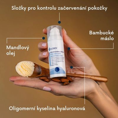 Lobey Vyživujúci krém na suchú a citlivú pleť 50 ml