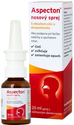 Aspecton nosový sprej s obsahom silíc a dexpantenolu 20 ml