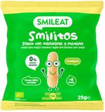 Smileat BIO Kukuričné chrumky banán a jablko s panenským olivovým olejom, 8M+ 25 g