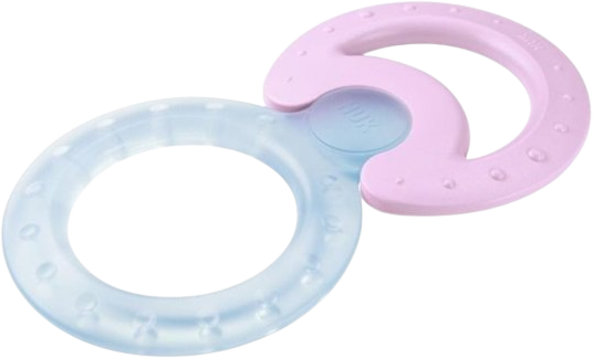 Nuk Hryzadlo Chladiace + Classic rôzne farby 2 ks