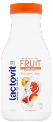 Lactovit Fruit Energy sprchový gél broskyňa a grep- vitalita a sviežosť 500 ml