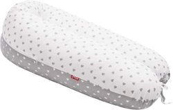 Scamp Kojenie podložka Little heart White Grey