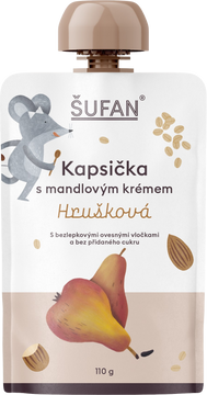 Šufan Kapsička s mandľovým krémom hrušková 110 g