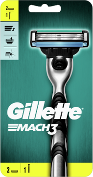 Gillette Mach3 Strojček + 2 hlavice