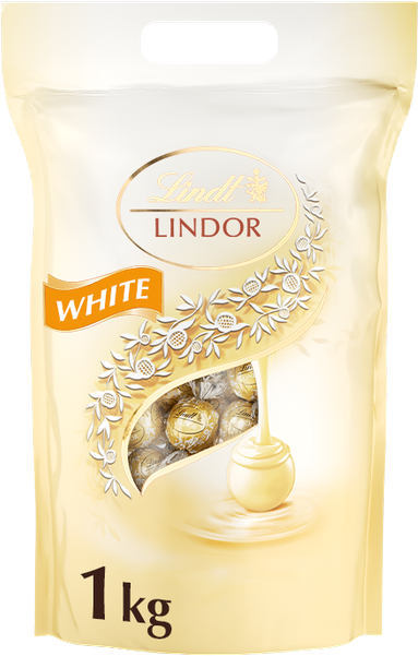 Lindt Lindor pralinky Biela čokoláda 1000 g