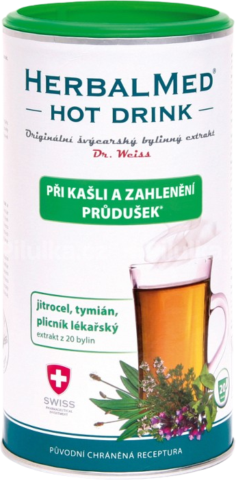 HerbalMed Hot drink Dr.Weiss - krk a priedušky 180 g