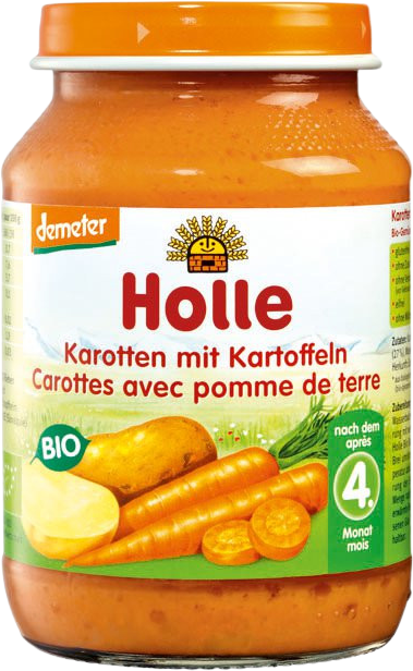 Holle Bio detská olovrantena Mrkva a zemiaky 190 g