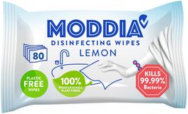 Moddia Dezinfekčné obrúsky citrón 80 ks