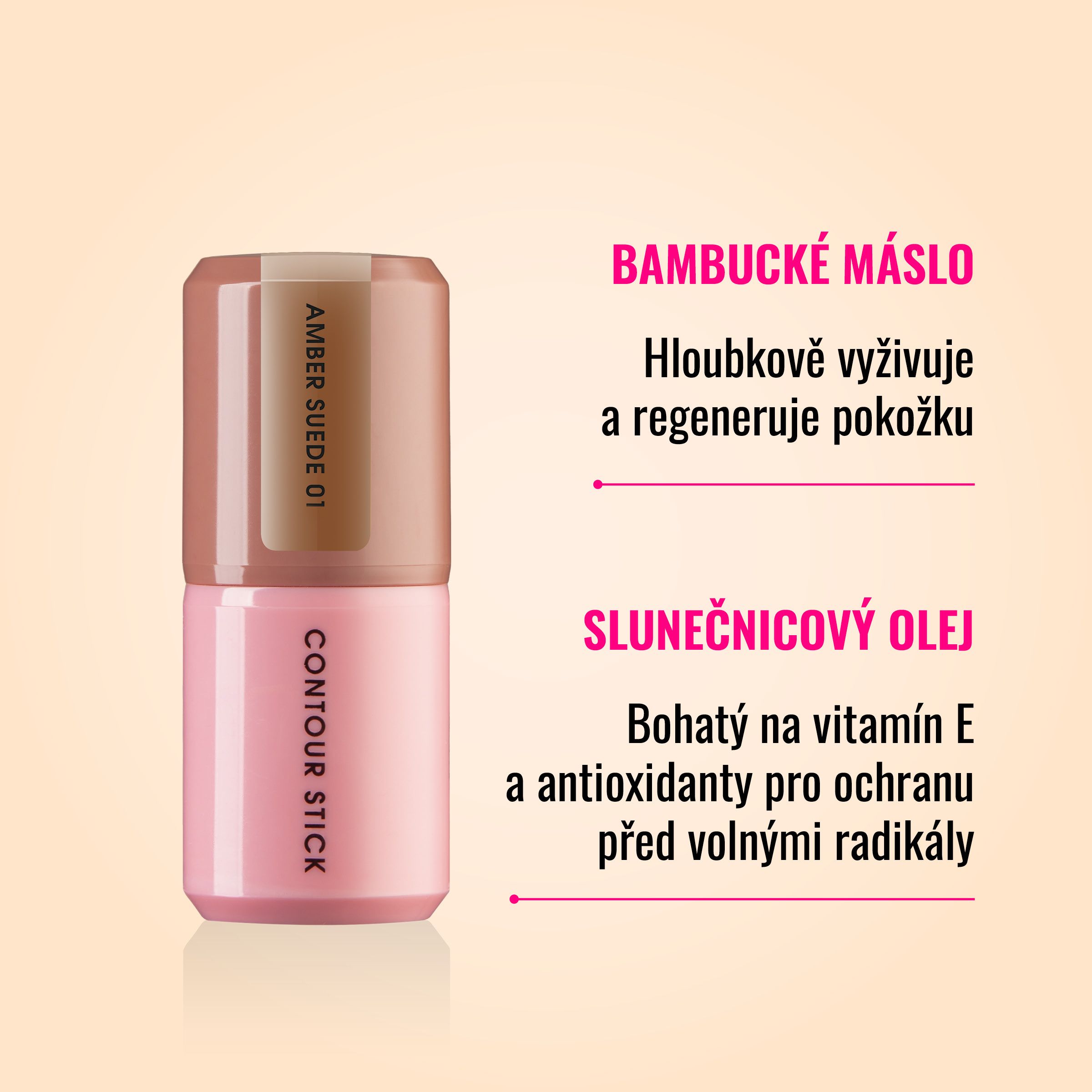 Dermacol Contour Stick č.2 Warm Mocha 7 g