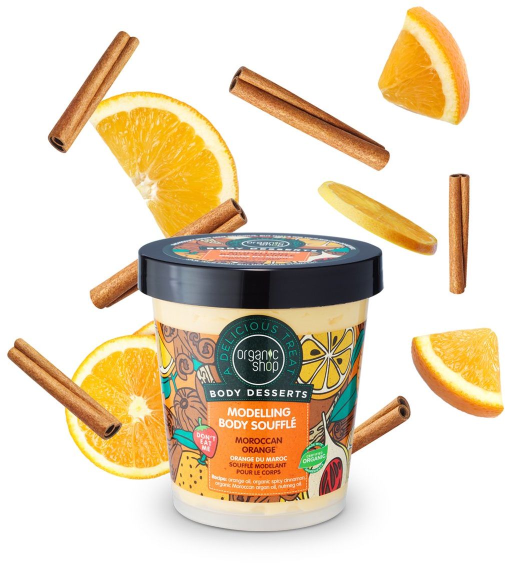 Organic Shop Marocký pomaranč Modelujúce soufflé 450 ml