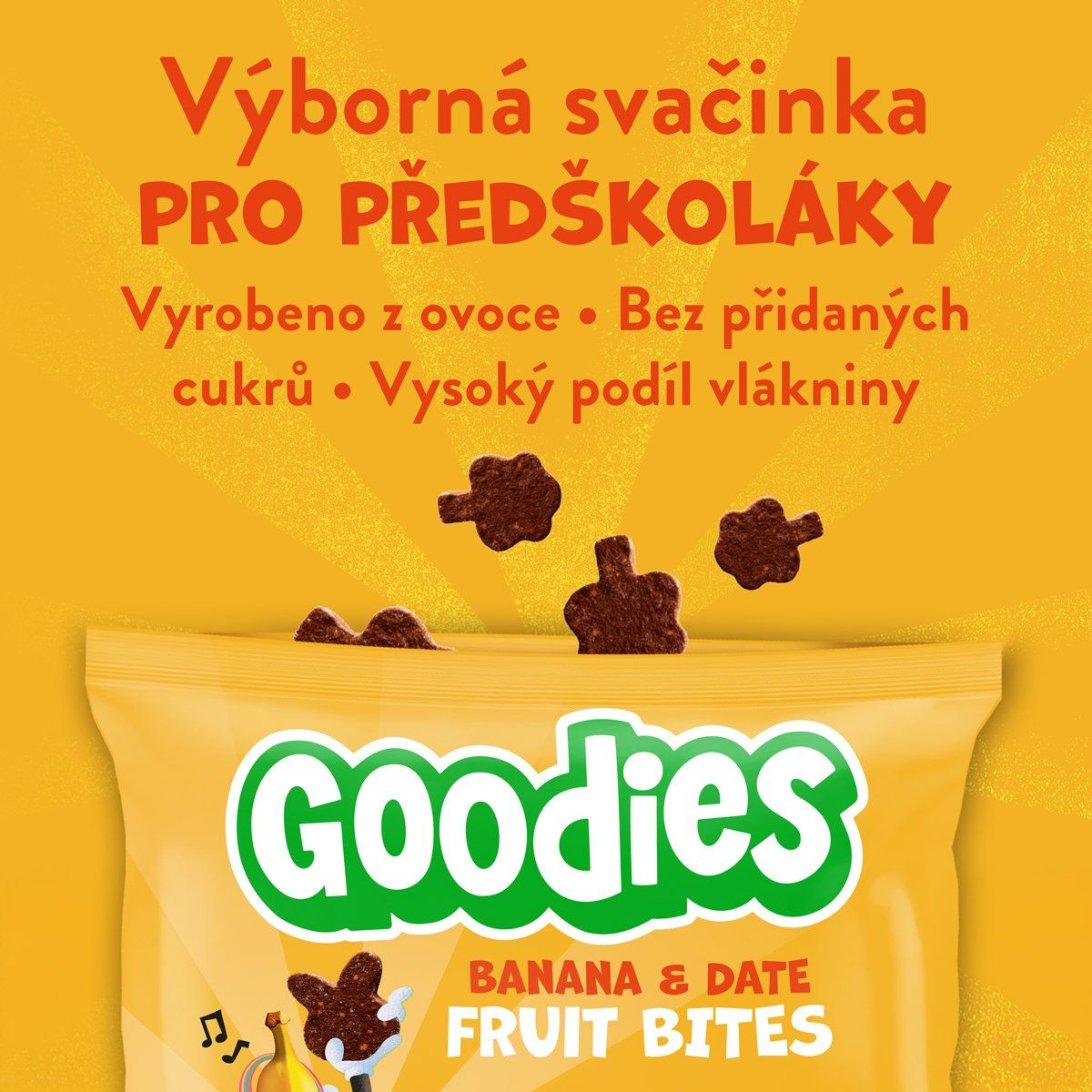 Goodies Datlovo-banánové kúsky 20 g