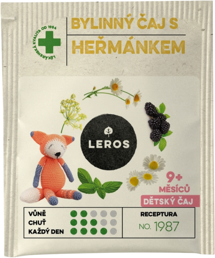 Leros detský čaj s harmančekom 20 x 1.5 g