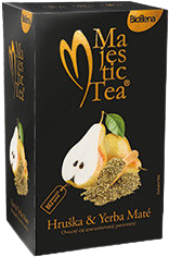 Biogena Majestic Tea Hruška & Yerba Maté ovocný čaj vrecúška 20 x 2.5 g