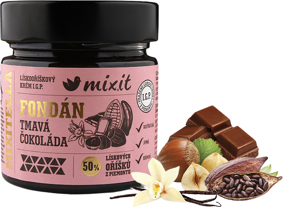 Mixit Mixitella Premium - Lieskový oriešok z Piemontu s fondánom 200 g
