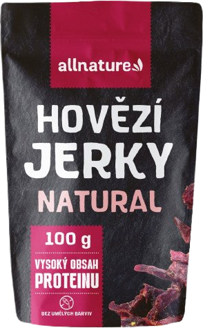 Allnature Beef Natural Jerky 100 g