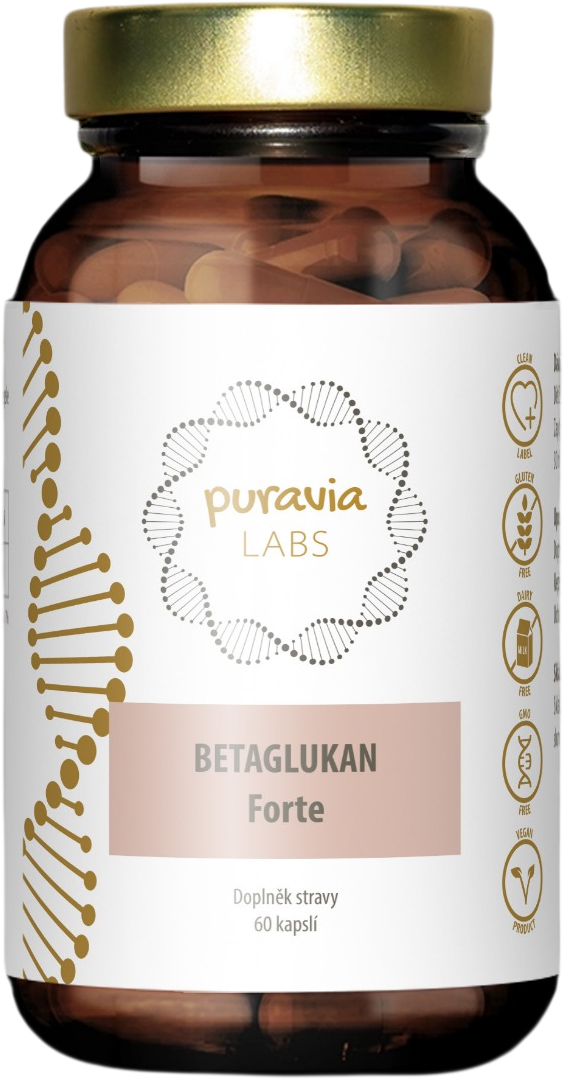 Puravia LABS Betaglukán Forte 60 kapsúl