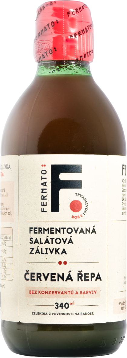 Fermato Fermentovaná šalátová zálievka - Červená repa 340 ml