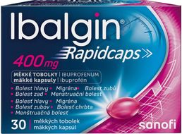 Ibalgin Rapidcaps 400 mg 30 kapsúl
