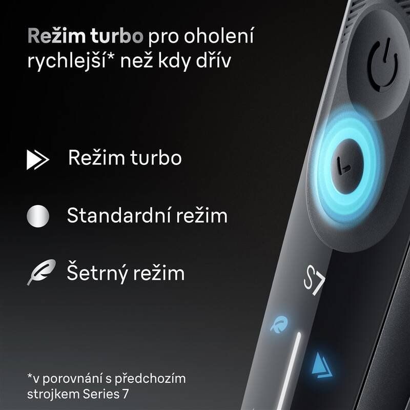 Braun Series 7 72-G1200s, Elektrický holiaci strojček - Šedá