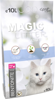 Mačkolit Litter Bentonite Ultra White 9 kg