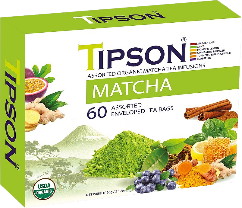 Tipson BIO Matcha Kazeta Variácia 60 x 1.5 g